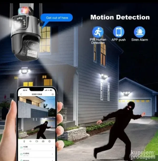 WiFi IP PTZ kamera 4K