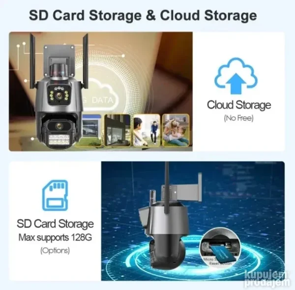 WiFi IP PTZ kamera 4K