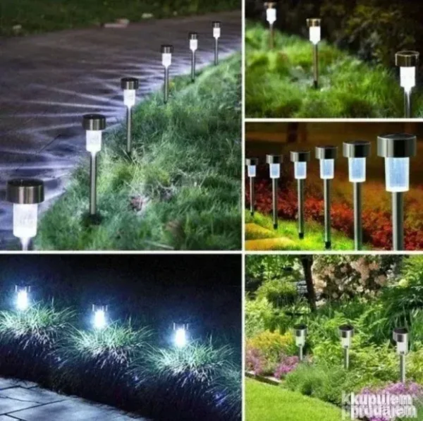 Solarne baštenske lampe RGB i LED