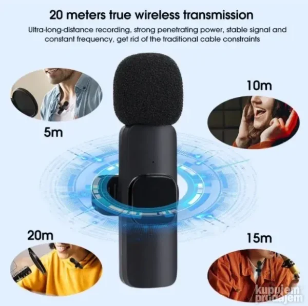 Bežični mikrofon AUX 3.5mm K35
