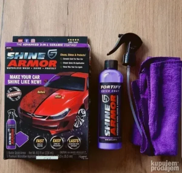 Sprej za poliranje automobila Shine Armor