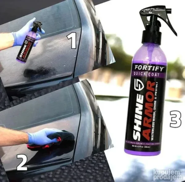 Sprej za poliranje automobila Shine Armor