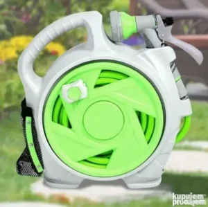 Baštensko crevo 15m sa motalicom i mlaznicom