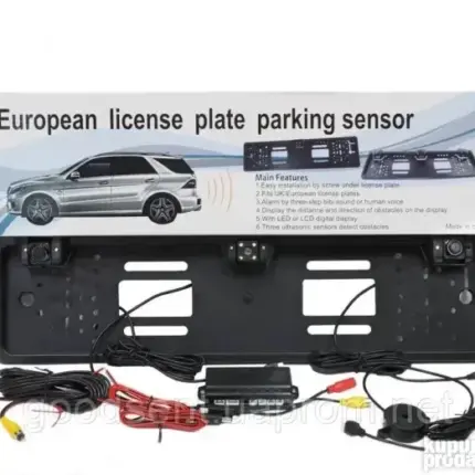 Parking senzori i rikverc kamera u ramu tablice