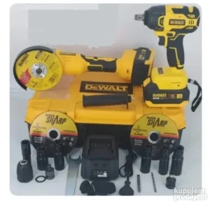 Dewalt aku set brusilica i odvijač 128V