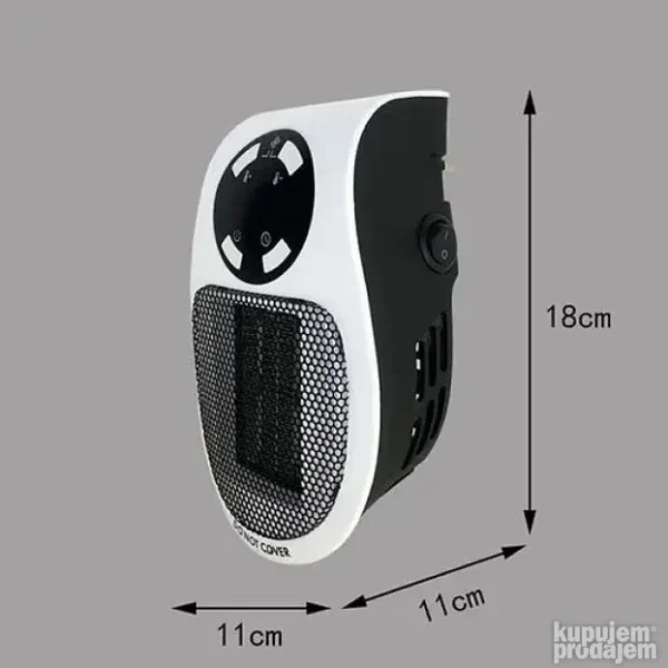 Zidna mini grejalica 500W