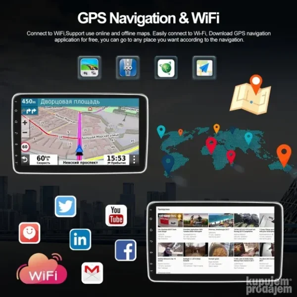 GPS Multimedija 10.1"