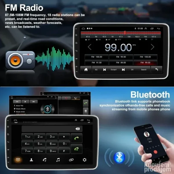 GPS Multimedija 10.1"