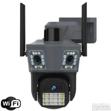 Wi-Fi IP PTZ kamera 3 sočiva 10x Zoom 9MP