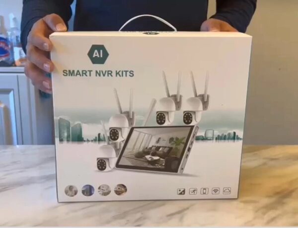 4 x WiFi IP PTZ 5MP Video Nadzor Komplet sa Monitorom