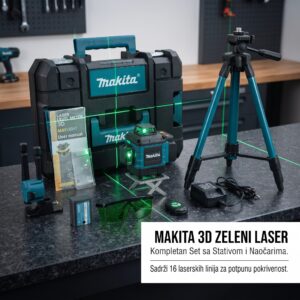 Laser za nivelaciju 4D 16 linija