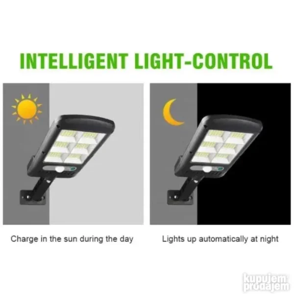 Solarni reflektor 100 LED 2 kom