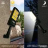 Solarni reflektor 100 LED 2 kom