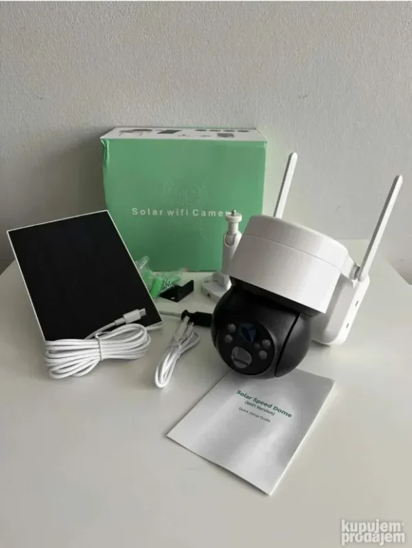 IP WiFi PTZ Kamera sa Solarnim Panelom 3MP