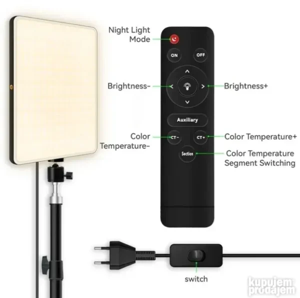Profi LED panel za studijsko slikanje 24 inča