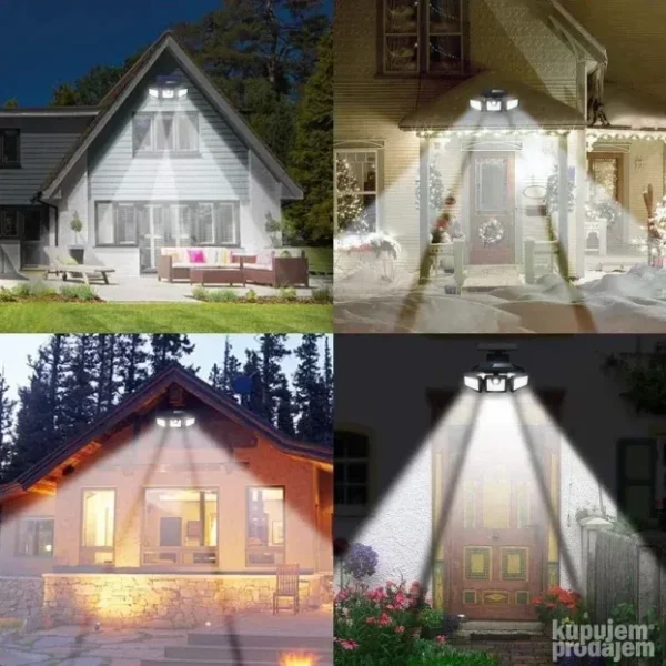 Solarno Zidno Svetlo REFLEKTOR 100 LED