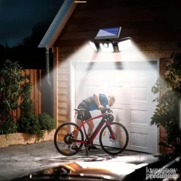 Solarno Zidno Svetlo REFLEKTOR 100 LED