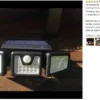 Solarno Zidno Svetlo REFLEKTOR 100 LED