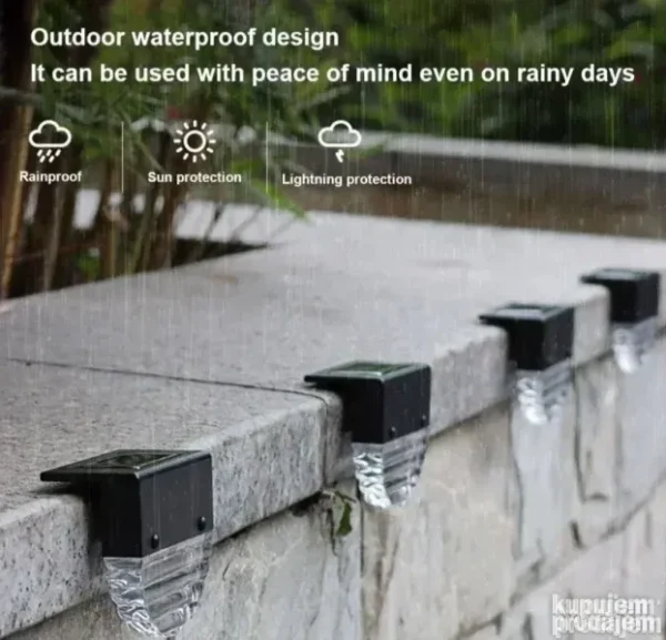 2 x Solarne RGB lampe