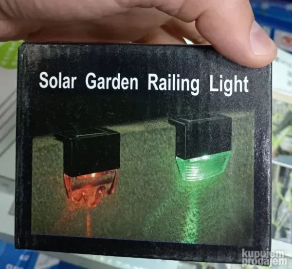 2 x Solarne RGB lampe