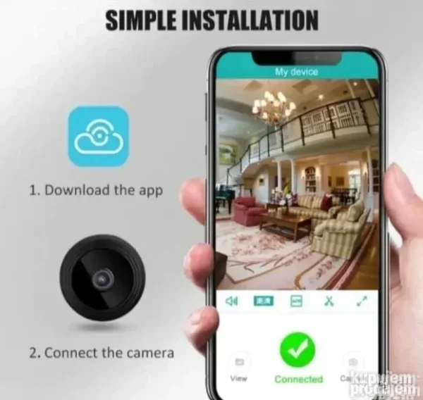 Mini IP Wi-Fi kamera A9