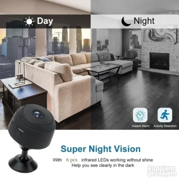 Mini IP Wi-Fi kamera A9