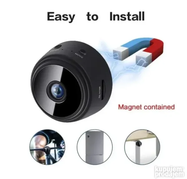 Mini IP Wi-Fi kamera A9