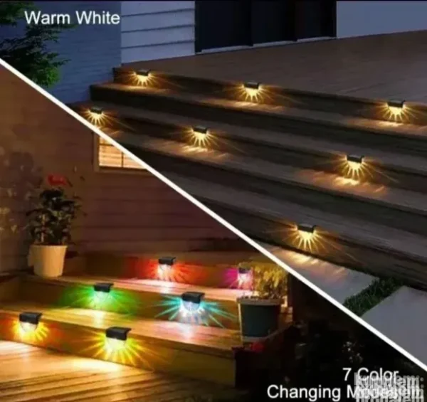 4 x Solarne RGB lampe