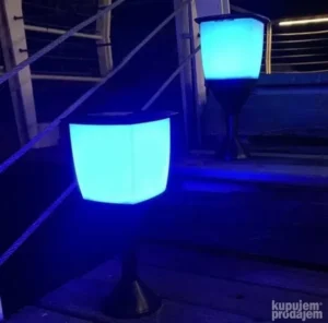 2 x Solarna RGB lampa 3u1 za dvorište