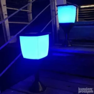 2 x Solarna RGB lampa 3u1 za dvorište