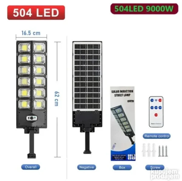 Solarni LED reflektor 600W