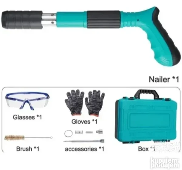 Pistolj za eksere + 50 eksera