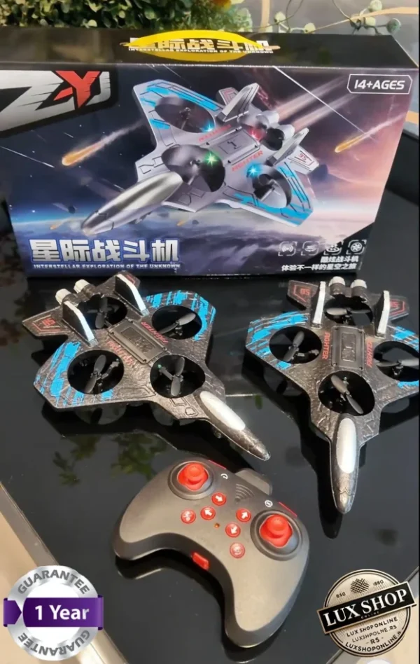 Avion dron na daljinsko upravljanje sa 2 baterije