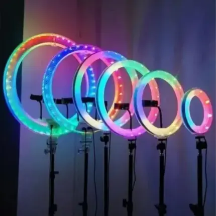Ring RGB 12inch / Diamond Crystal LED lampa