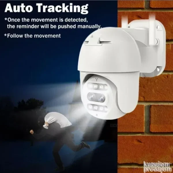 PTZ IP WiFi Kamera 2 Sočiva