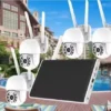 4 x WiFi IP PTZ 5MP Video Nadzor Komplet sa Monitorom