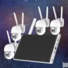 4 x WiFi IP PTZ 5MP Video Nadzor Komplet sa Monitorom