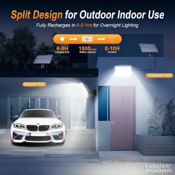 Solarni LED reflektor 200W