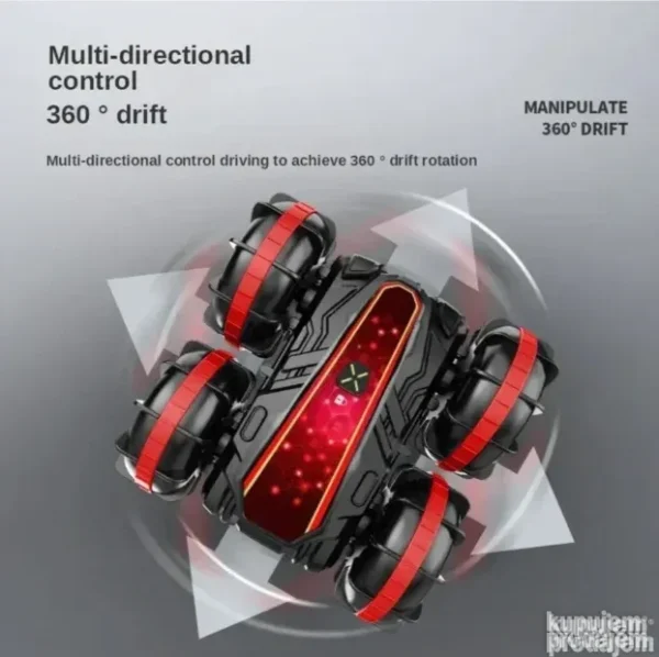 STUNT auto za akrobacije sa punjivom baterijom