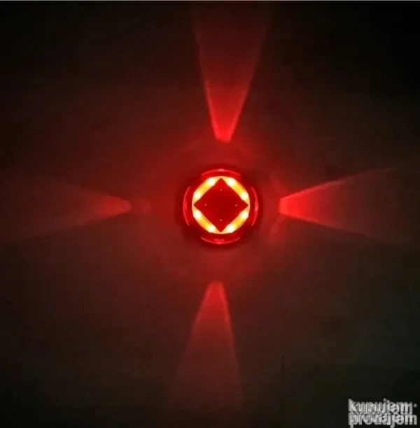 Solarne Lampe Disk RGB 4kom