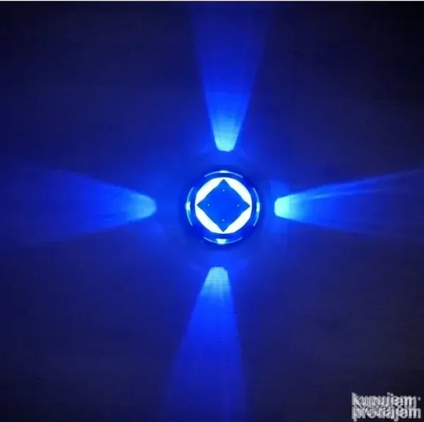 Solarne Lampe Disk RGB 4kom