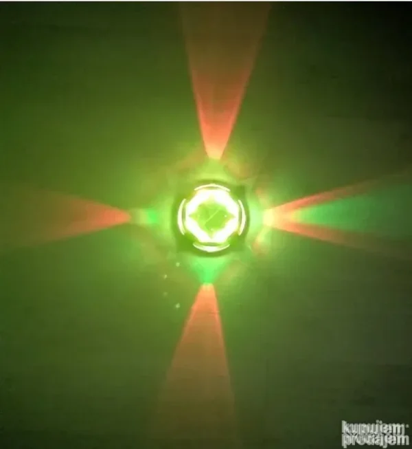 Solarne Lampe Disk RGB 4kom