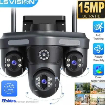 15MP Bežična PTZ kamera 4 sočiva 4 ekrana
