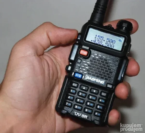 Baofeng UV-5R Dual-Band radio stanica sa slusalicama