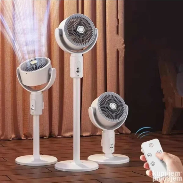 Prenosivi punjivi ventilator 3u1