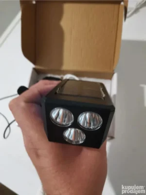 Punjiva solarna lampa za bicikl