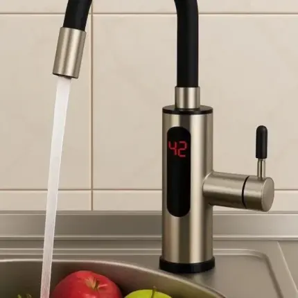 Protočna Slavina Inox sa gumiranim crevom