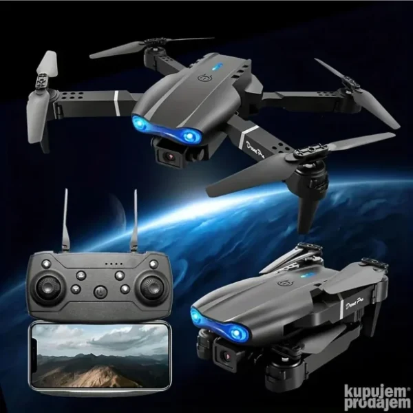 E99 Pro Dron sa HD kamerom 2 baterije i torbicom