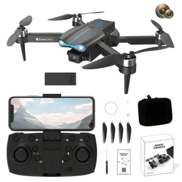 E99 Pro Dron sa HD kamerom 2 baterije i torbicom