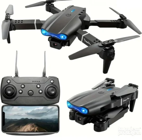 E99 Pro Dron sa HD kamerom 2 baterije i torbicom